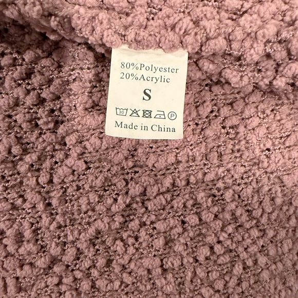 MEROKEETY Women's Long Sleeve Soft Chunky Knit Sweater Open Cardigan Size Small. - Picture 4 of 7